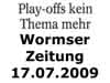 Wormser Zeitung • 17.07.2009